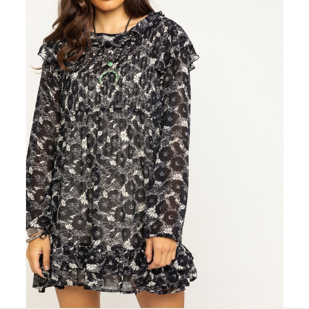 Free People These Dreams mini dress, missing slip and size tag, guess size L